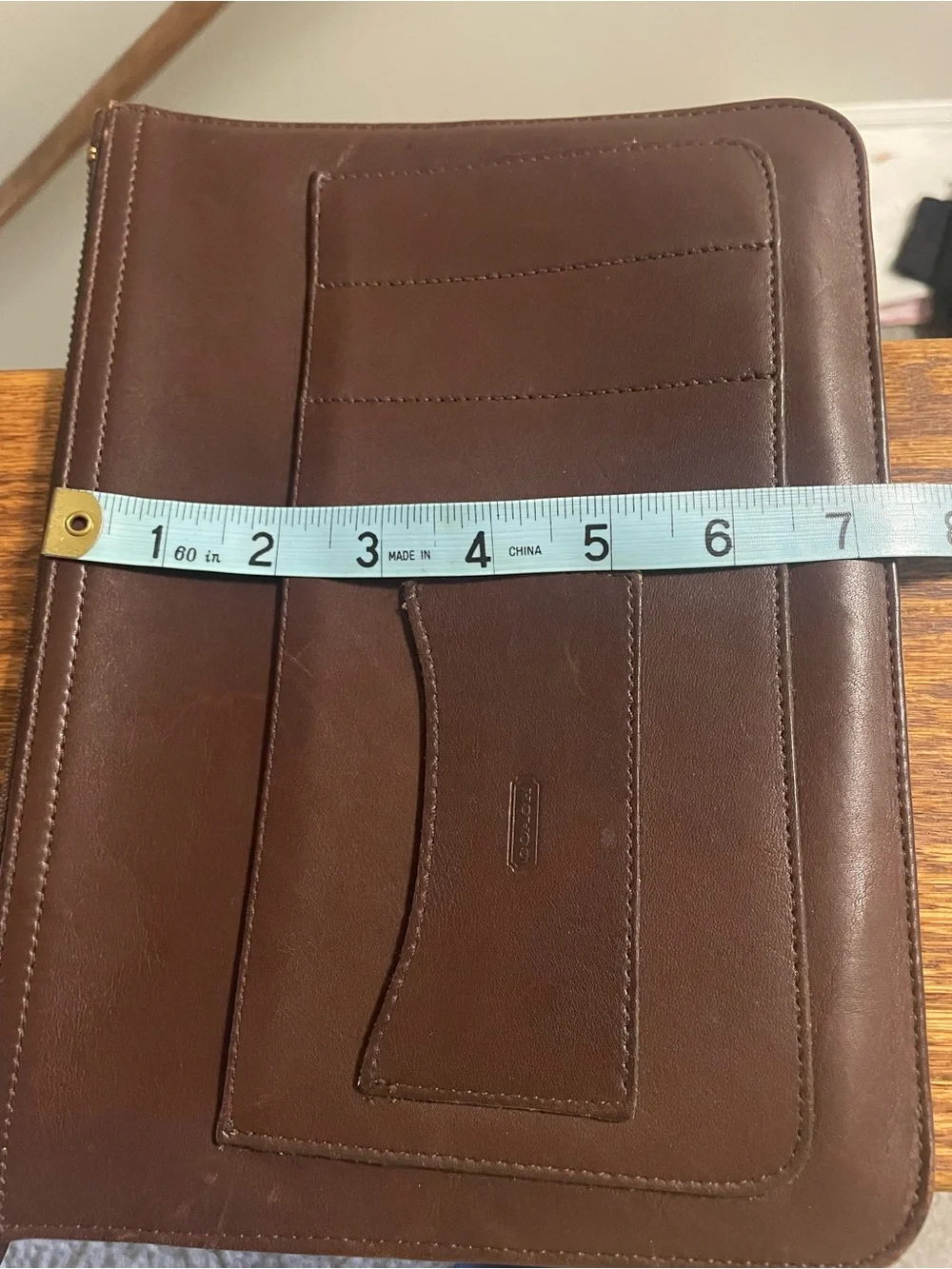 Coach leather organizer